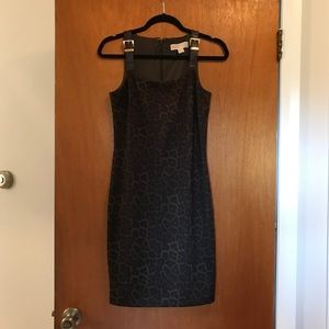 Leopard Print Dress with Buckle Straps